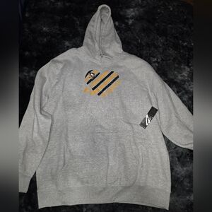 GIII 4 Her- Pittsburgh Penguins Hoodie - NHL - 2XL - Gray - NWT